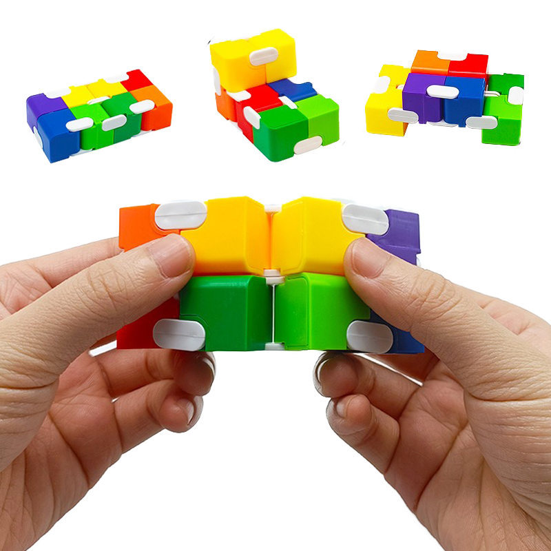 Model Kit Infinite Dimension - Rainbow Color ABS Infinite Magic Cube