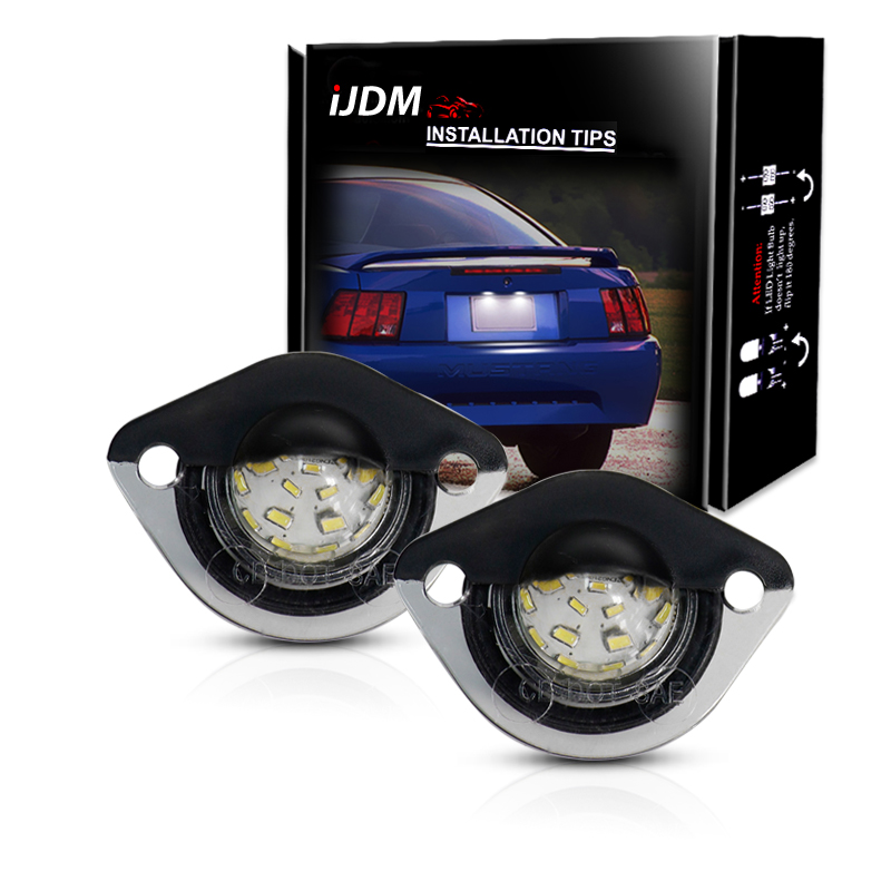 2Pcs White LED License Plate L - Model Kit Mustang reseña y precio