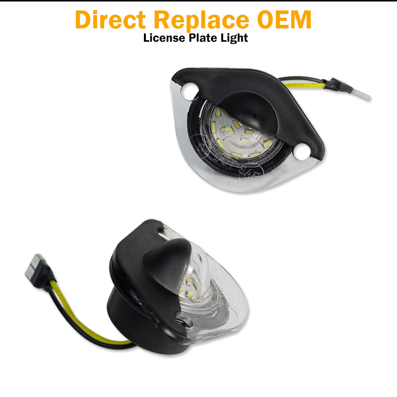 2Pcs White LED License Plate L - Model Kit Mustang reseña y precio