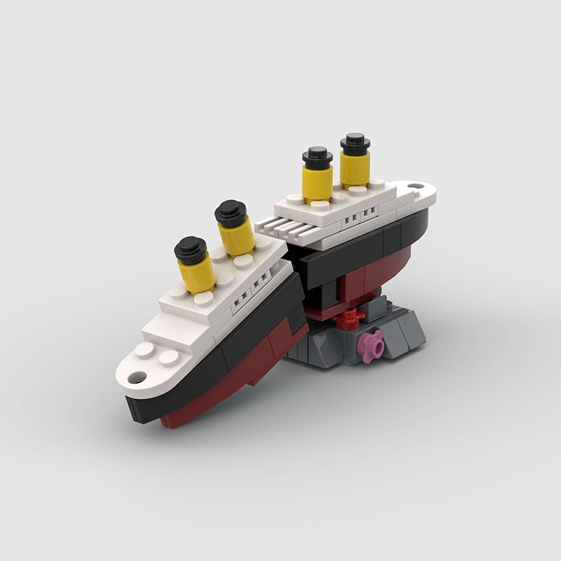 Mini RMS Titanic Sank Ship Mod - Model Kit Lucario reseña y precio