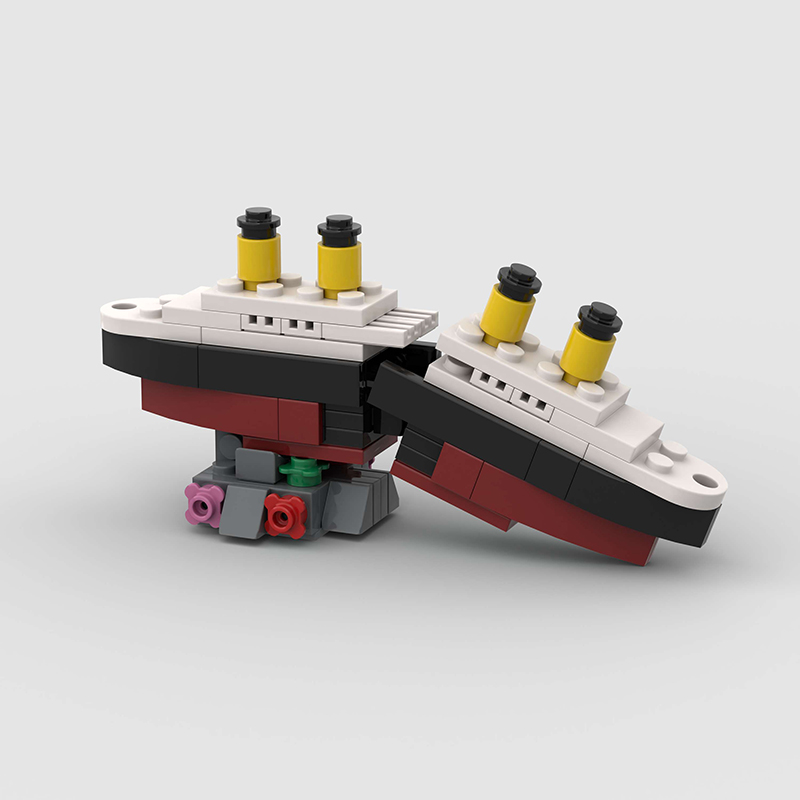 Mini RMS Titanic Sank Ship Mod - Model Kit Lucario reseña y precio