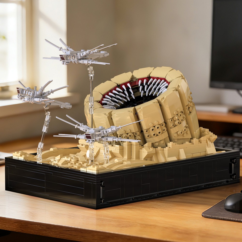 1488PCS Sandworm Attack Buildi - Model Kit Vs Lego reseña y precio
