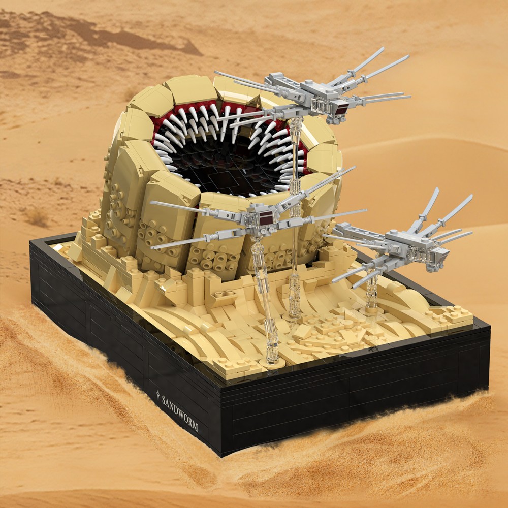 1488PCS Sandworm Attack Buildi - Model Kit Vs Lego reseña y precio
