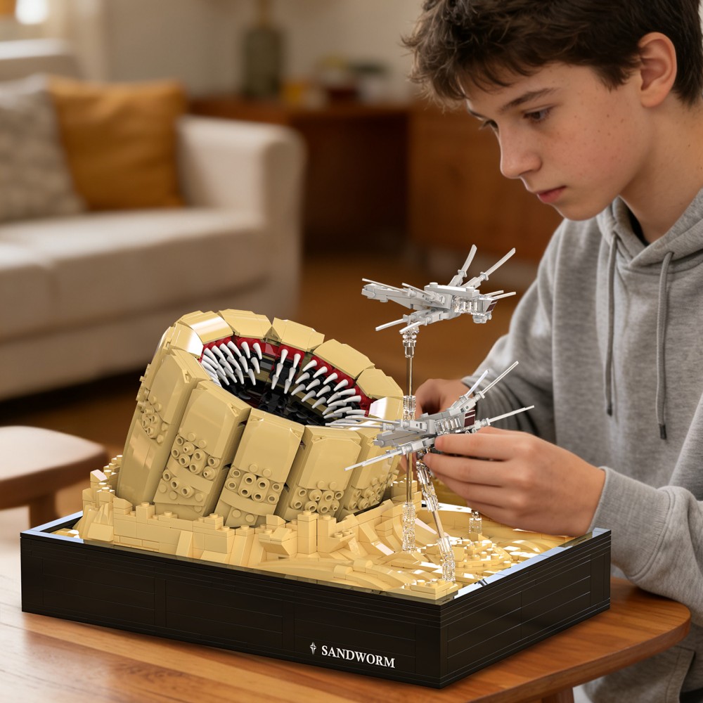 1488PCS Sandworm Attack Buildi - Model Kit Vs Lego reseña y precio