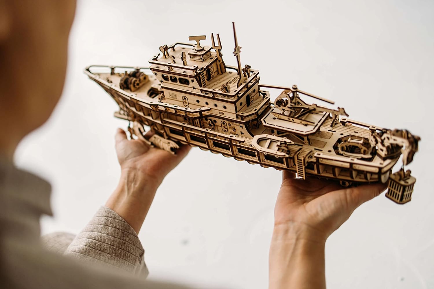 Yacht Mechanical 3D Wooden Puz - Model Kit Yacht reseña y precio