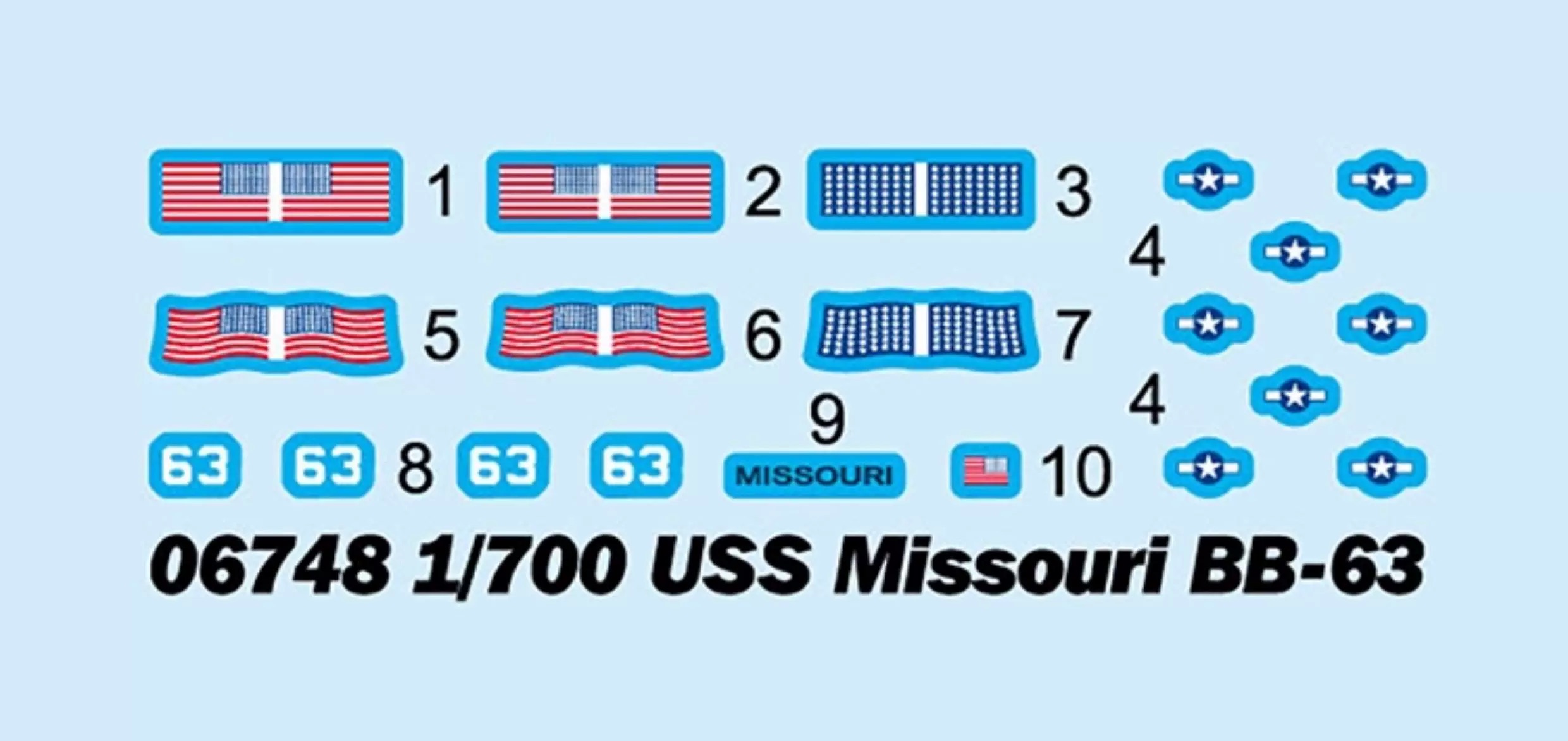 Trumpeter 06748 1/700 Scale US - Model Kit Uss Missouri reseña y precio