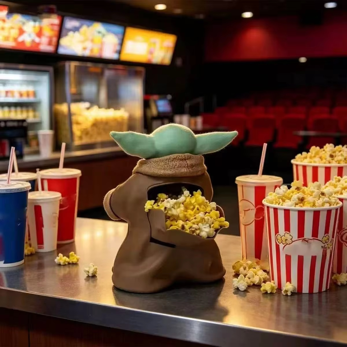 Star Wars Baby Yoda Popcorn Bu - Model Kit Star Wars reseña y precio