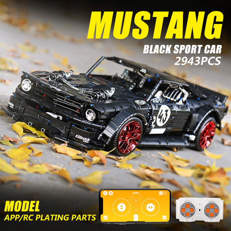 2943pcs City Technical APP Rem - Model Kit Mustang reseña y precio