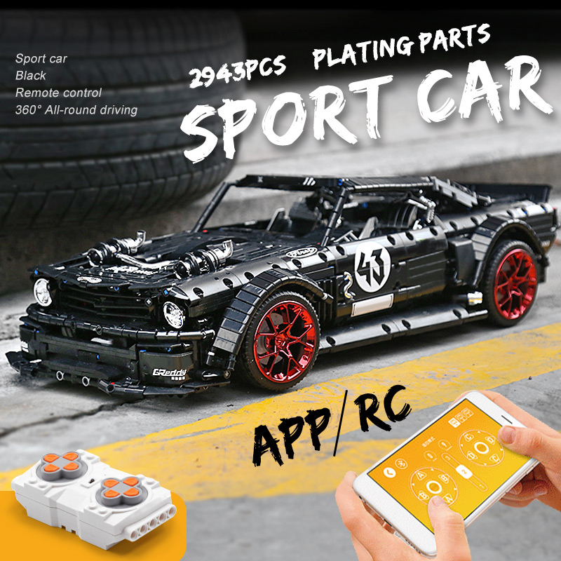 2943pcs City Technical APP Rem - Model Kit Mustang reseña y precio