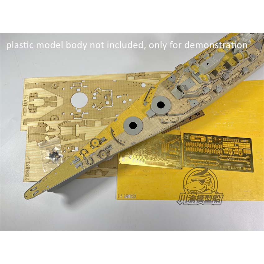 1/350 Scale Wooden Deck Maskin - Model Kit Uss Missouri reseña y precio