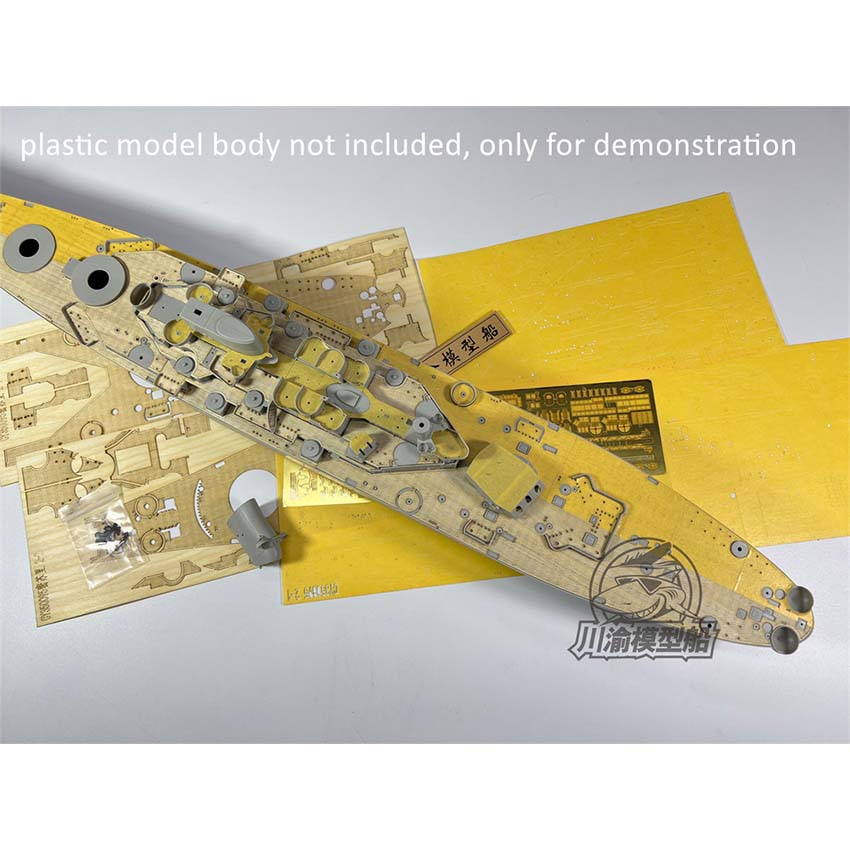 1/350 Scale Wooden Deck Maskin - Model Kit Uss Missouri reseña y precio