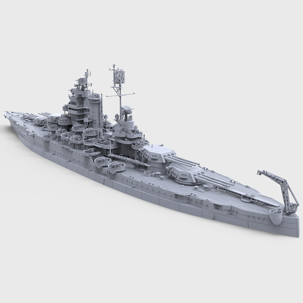 USS New Mexico Class Mississip - Model Kit Uss Missouri reseña y precio