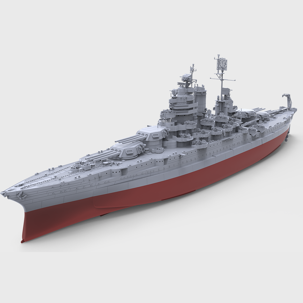 USS New Mexico Class Mississip - Model Kit Uss Missouri reseña y precio