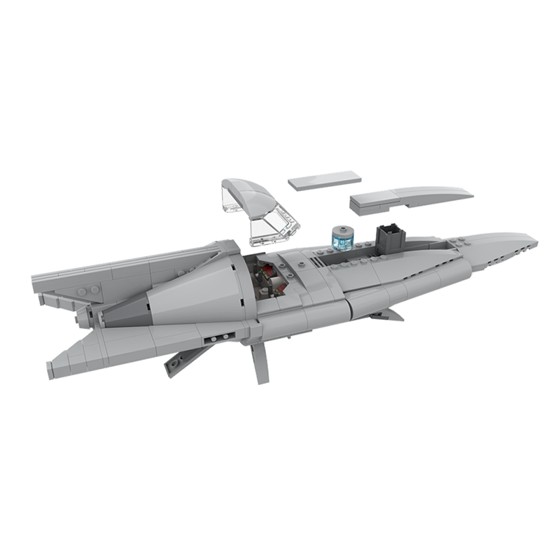 390pcs MOC Diplomatic Yacht St - Model Kit Yacht reseña y precio