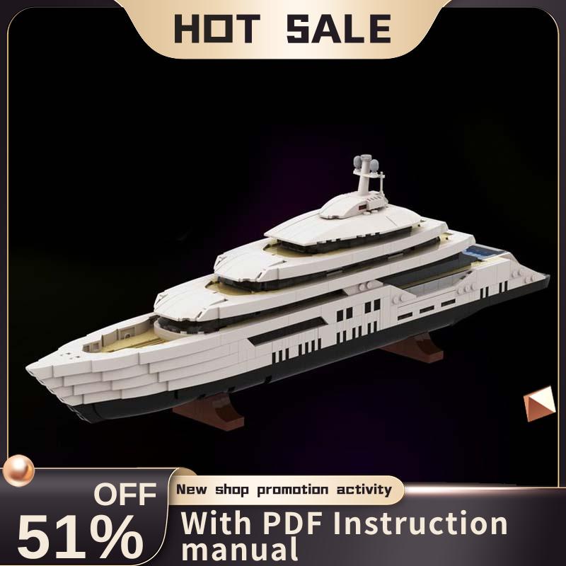 New 1651Pcs Moc White Ship Cit - Model Kit Yacht reseña y precio