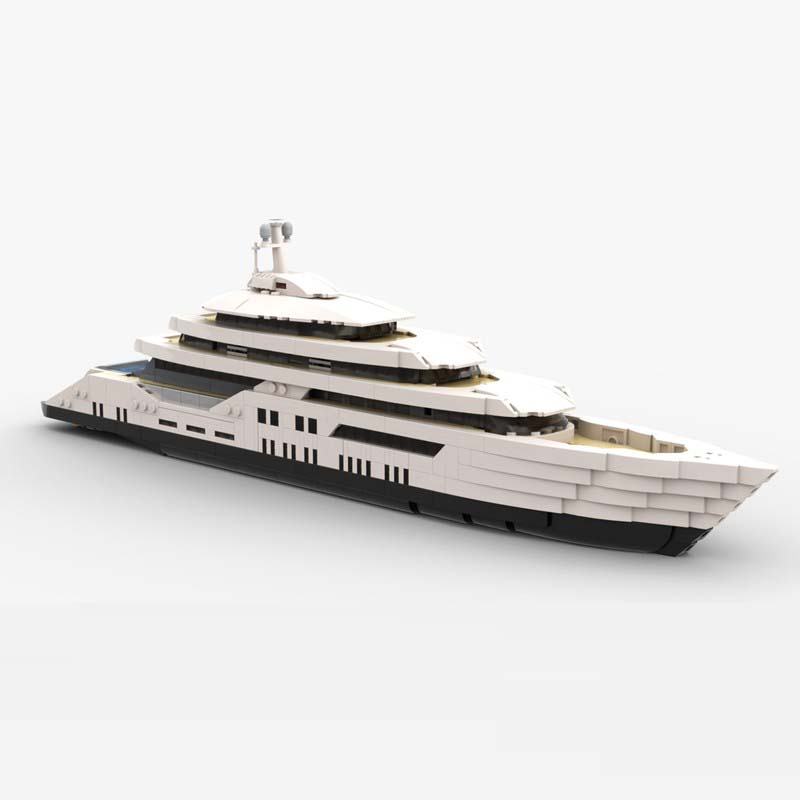 New 1651Pcs Moc White Ship Cit - Model Kit Yacht reseña y precio