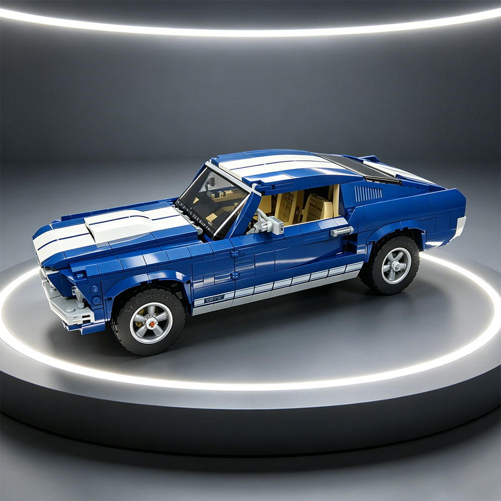 MOC1471Pcs Sports Racing Car F - Model Kit Mustang reseña y precio