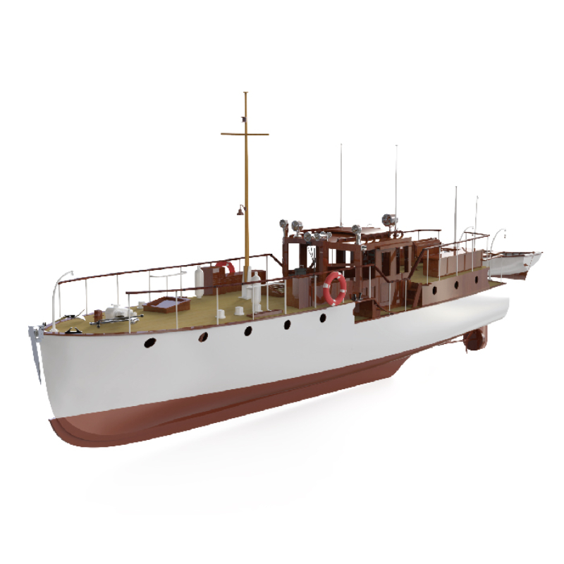 Remote Control Boat 880mm 1/18 - Model Kit Yacht reseña y precio