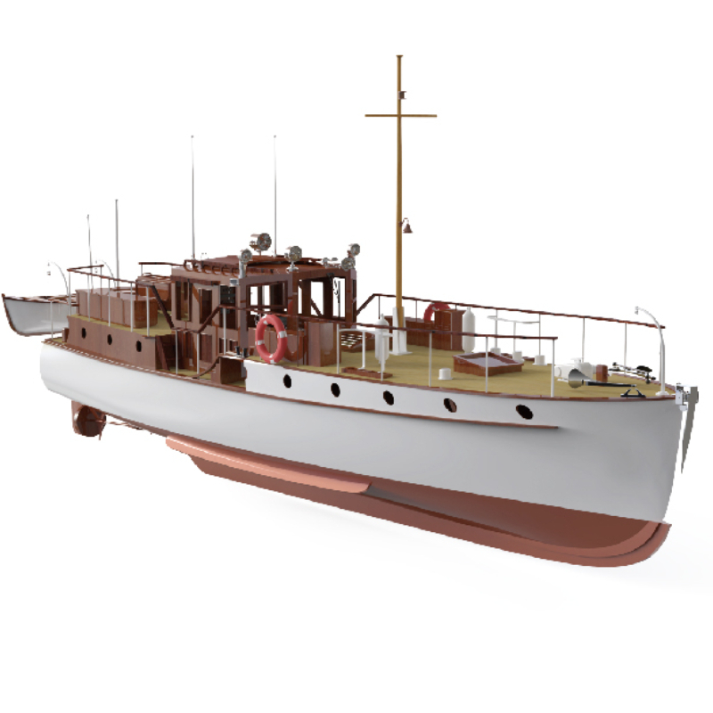 Remote Control Boat 880mm 1/18 - Model Kit Yacht reseña y precio