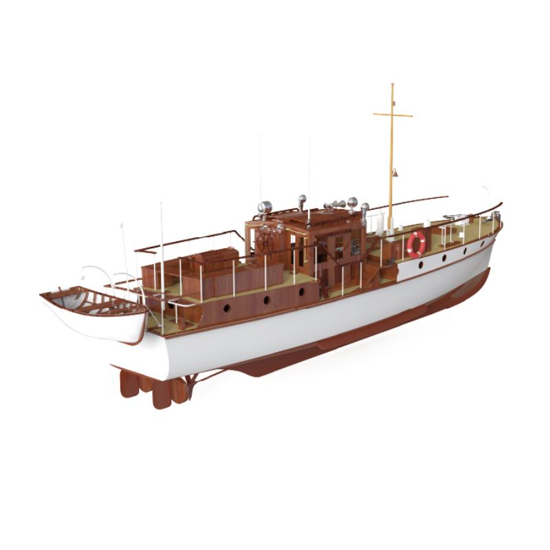 Remote Control Boat 880mm 1/18 - Model Kit Yacht reseña y precio