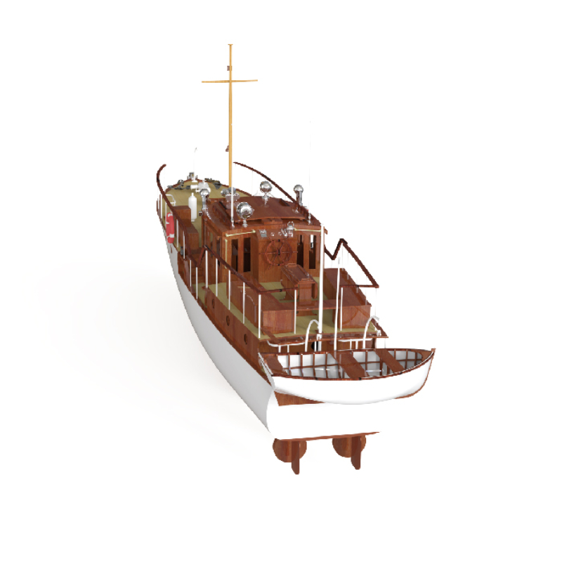 Remote Control Boat 880mm 1/18 - Model Kit Yacht reseña y precio