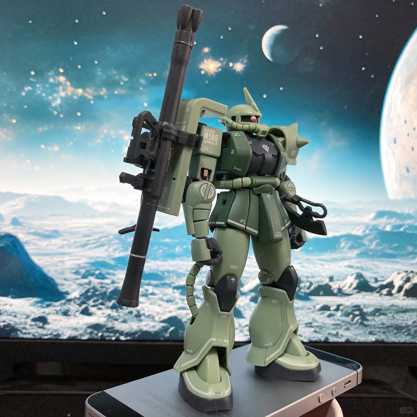 Hg 1/144 Gto Ms-06c-6/R6 Zaku  - Model Kit Zaku reseña y precio