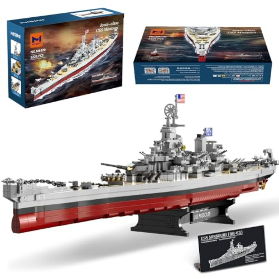 M6320 Military Series WWII Bat - Model Kit Uss Missouri reseña y precio