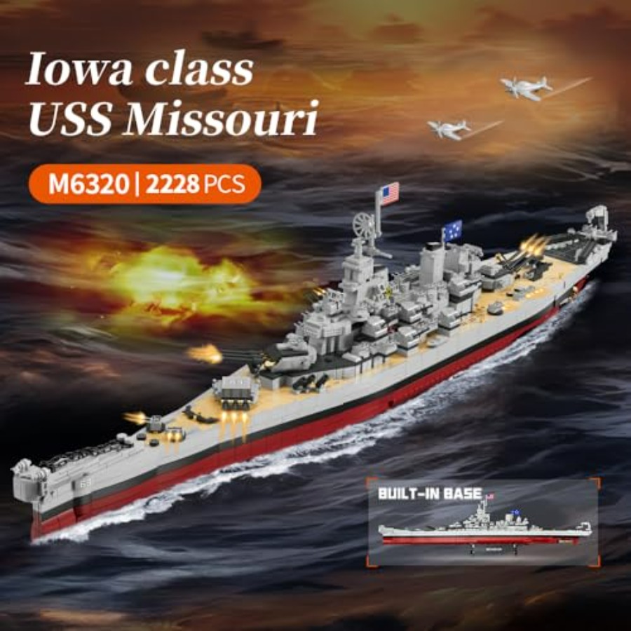 M6320 Military Series WWII Bat - Model Kit Uss Missouri reseña y precio
