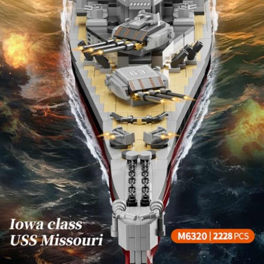 M6320 Military Series WWII Bat - Model Kit Uss Missouri reseña y precio
