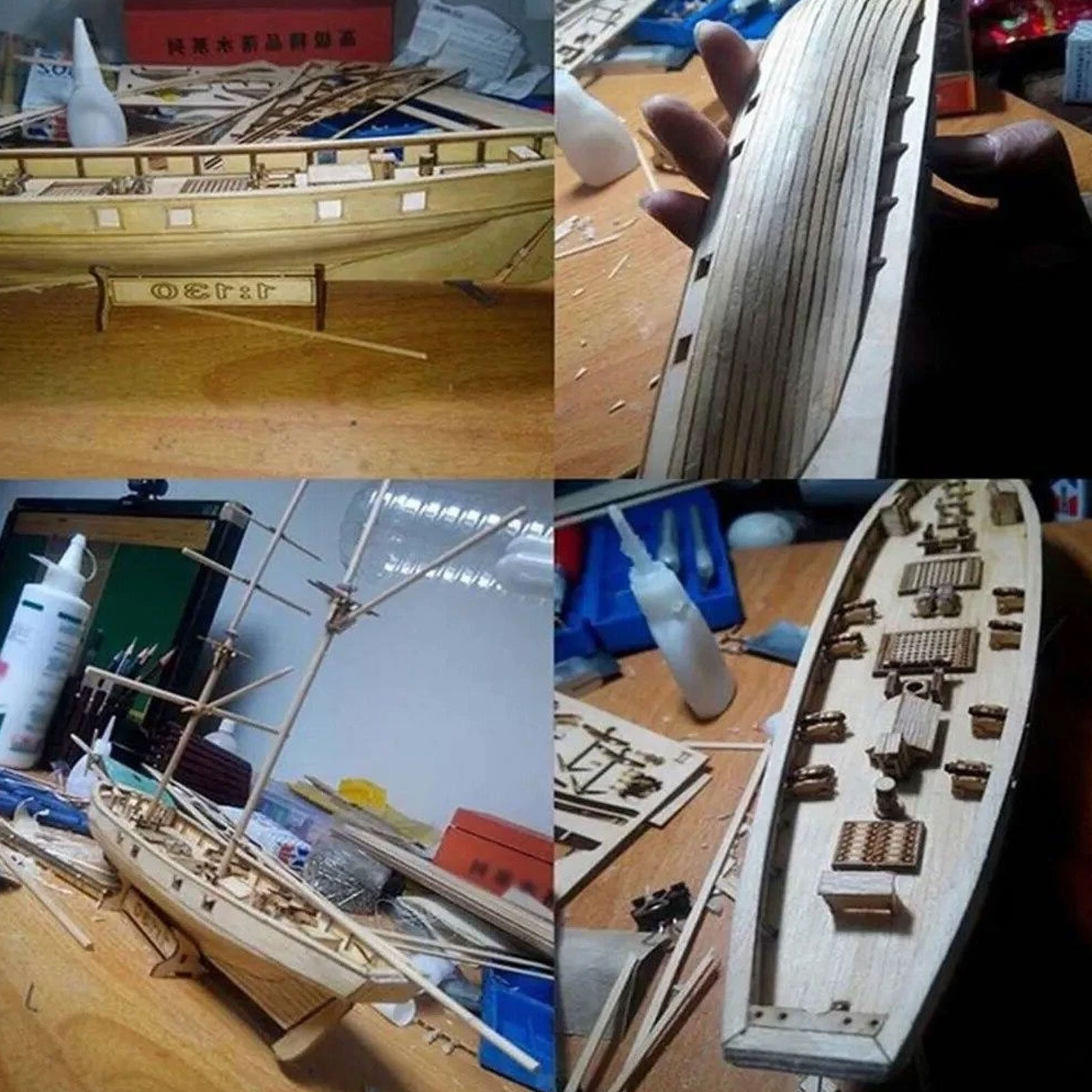 【Halcon Sailboat Wooden Model  - Model Kit Lucario reseña y precio