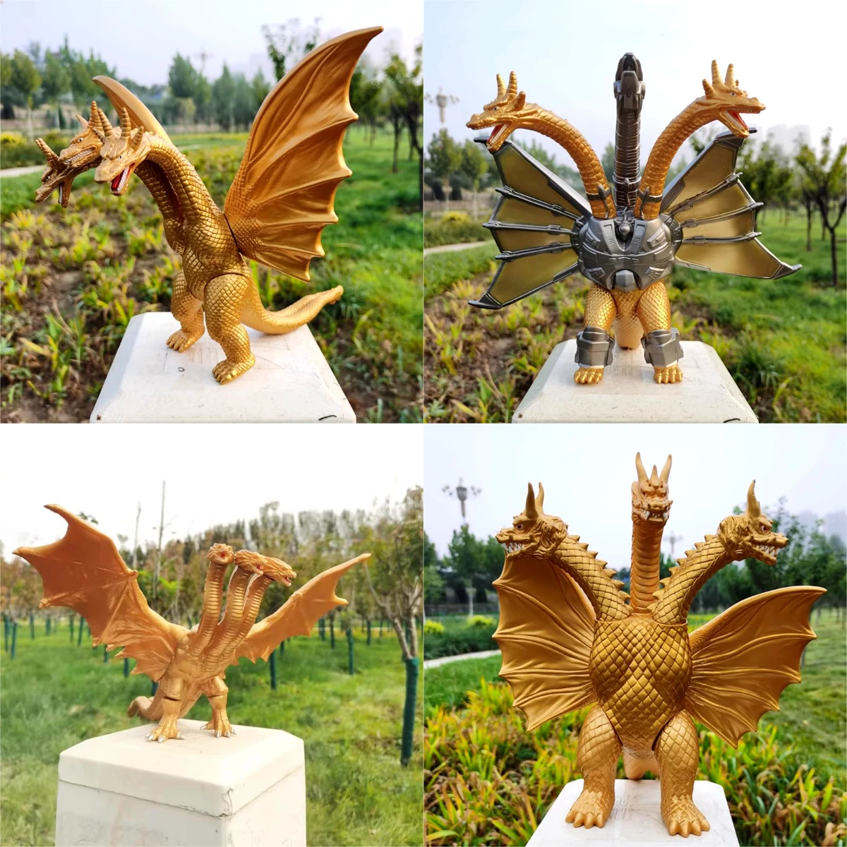Large size three headed dragon - Model Kit Vs Action Figure reseña y precio