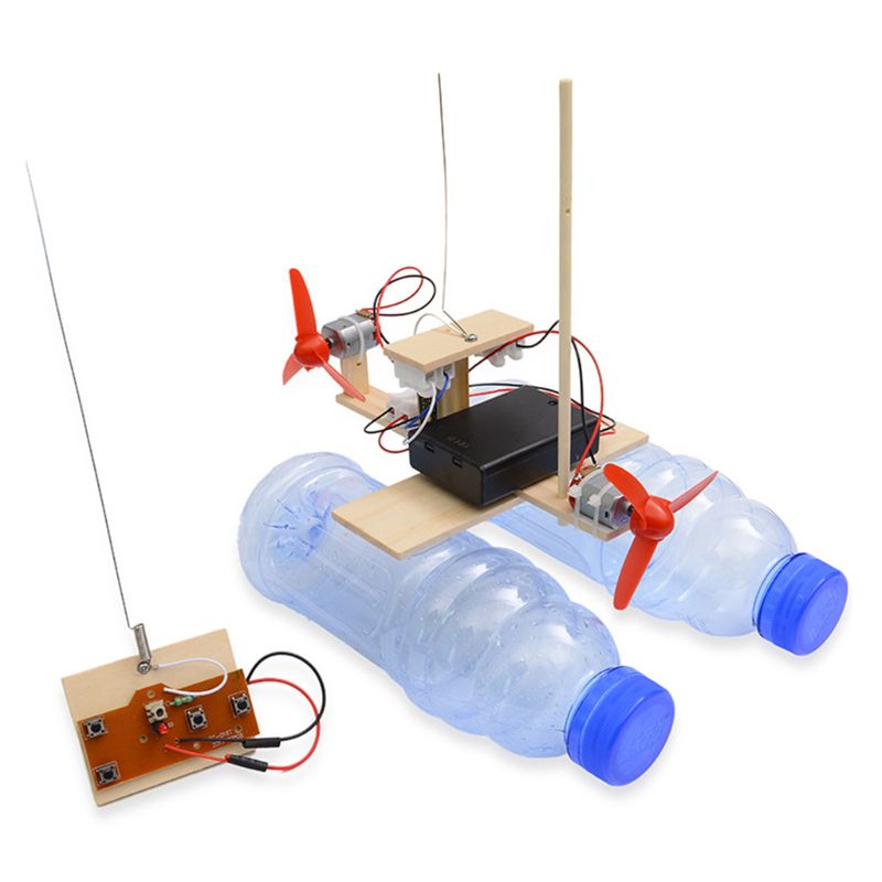 Wooden RC Boat Kid Toys Assemb - Model Kit Lucario reseña y precio