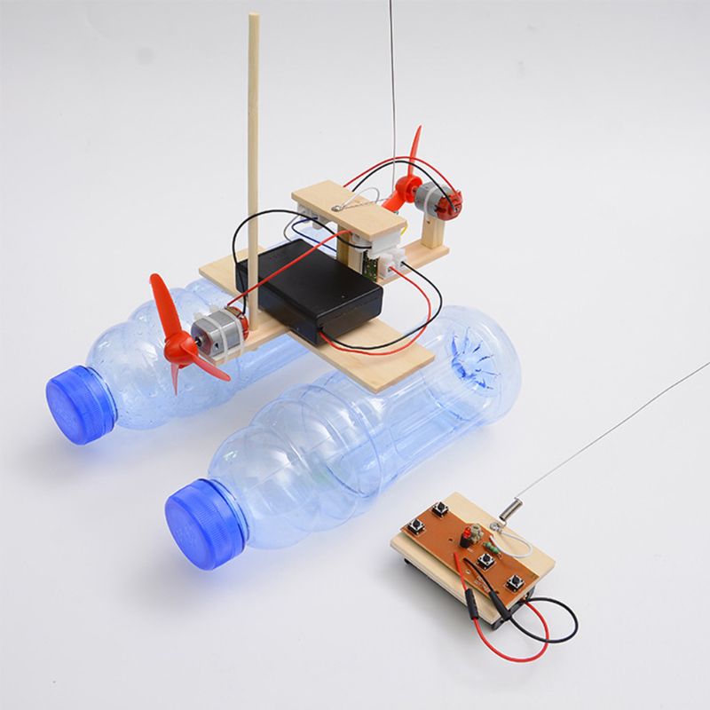 Wooden RC Boat Kid Toys Assemb - Model Kit Lucario reseña y precio
