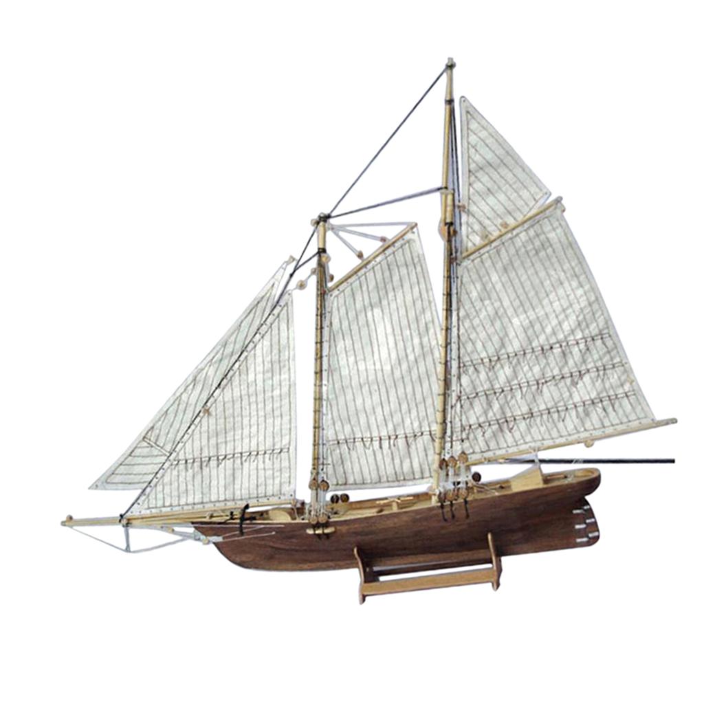 Model Ship Wood Kit Sailboat 3 - Model Kit Yacht reseña y precio