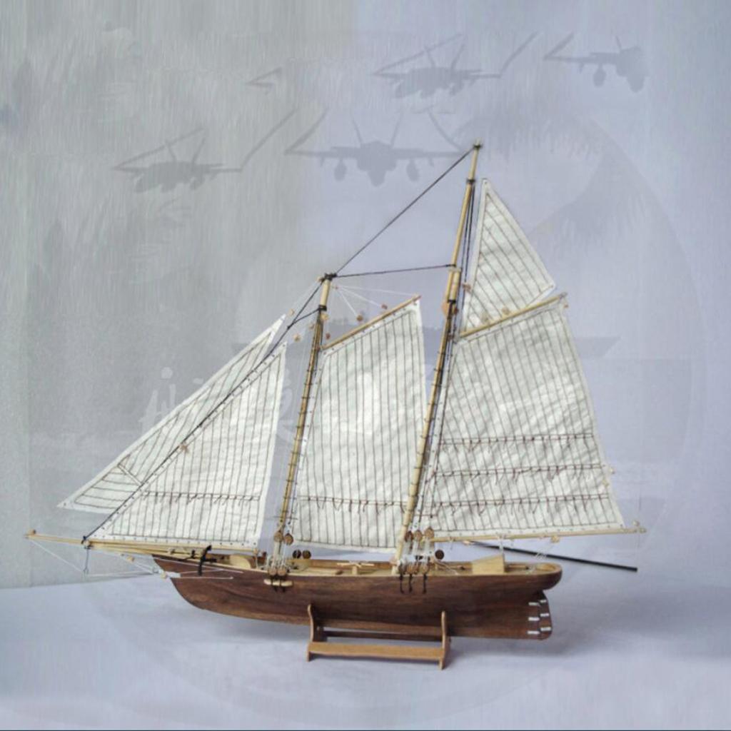 Model Ship Wood Kit Sailboat 3 - Model Kit Yacht reseña y precio